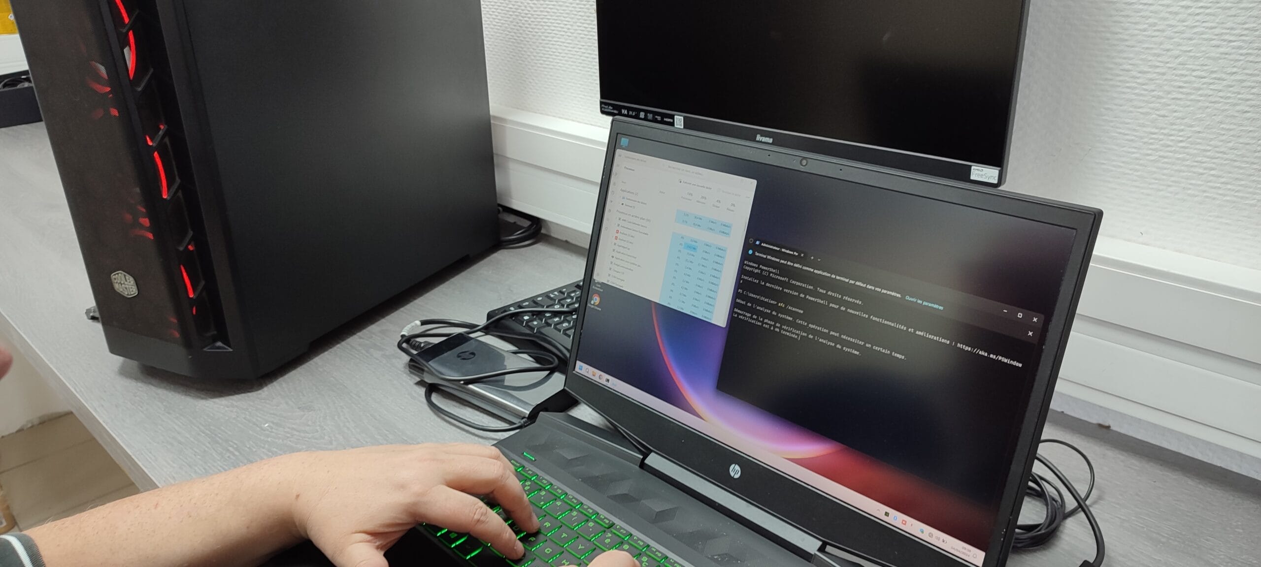 Réparation et maintenance sur un PC gaming